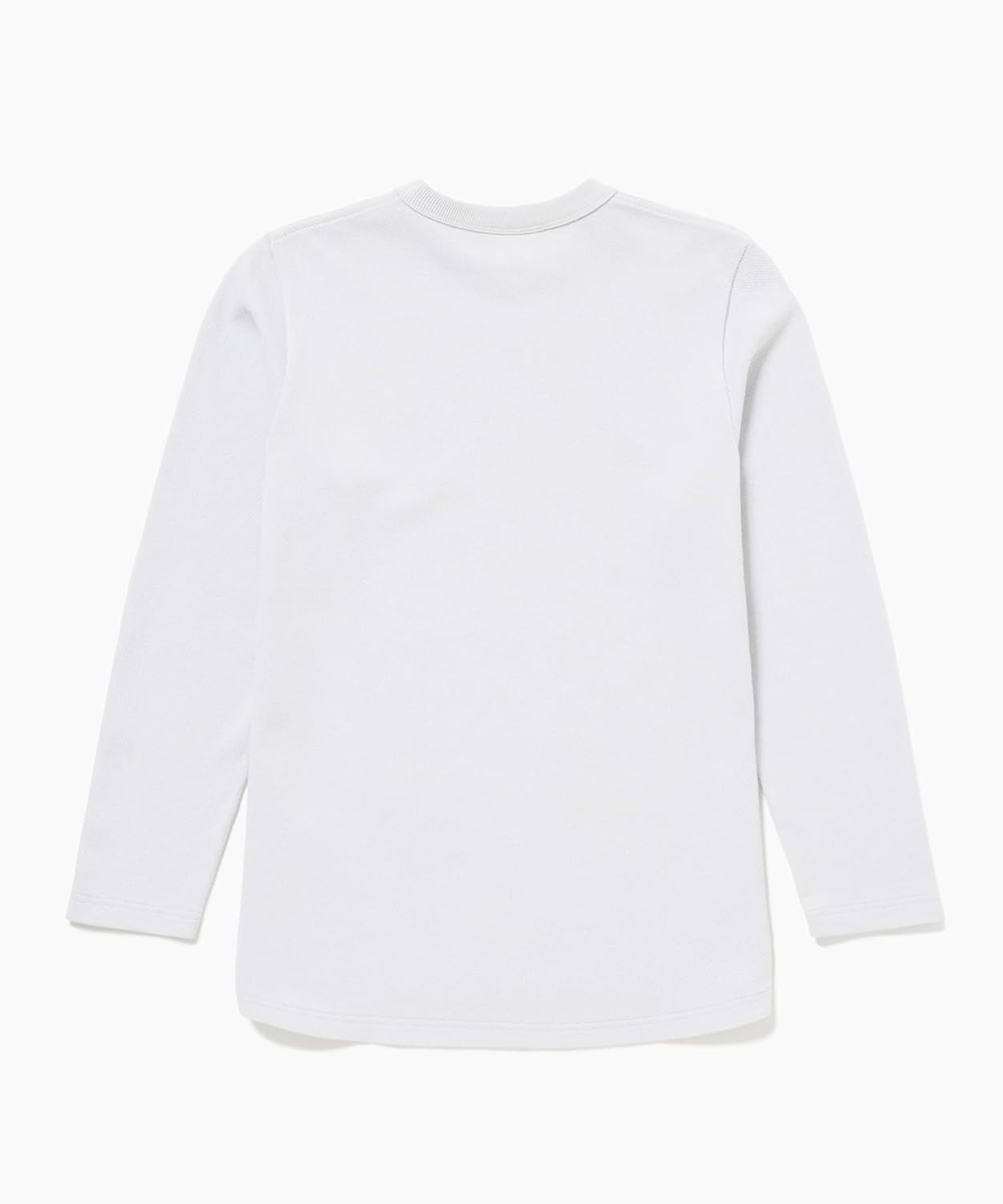 Мужская классическая футболка с длинным рукавом и объемным пике от LACOSTE (Официальная версия), серый — фото 4