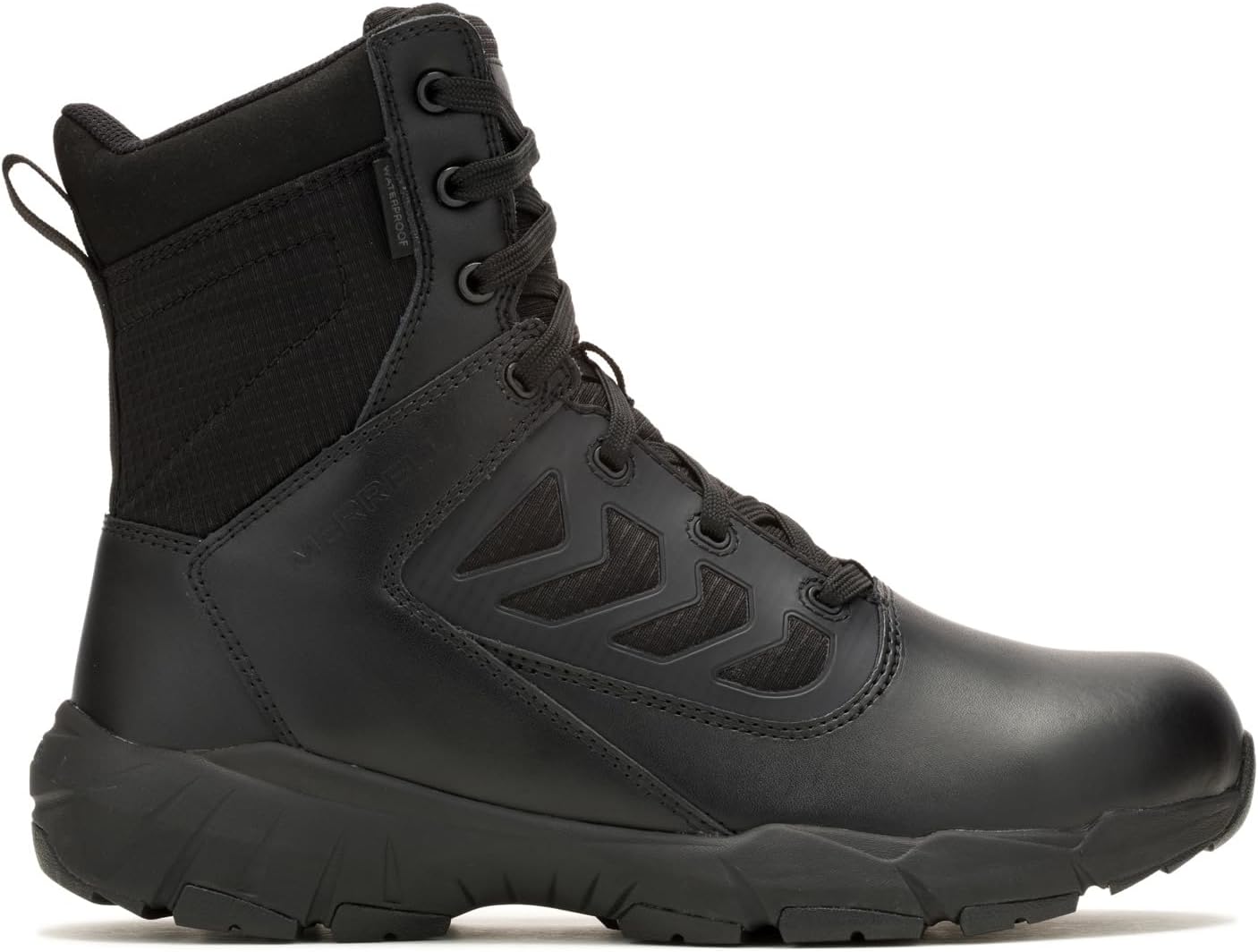 Мужские тактические водонепроницаемые ботинки Merrell Fullbench с молнией, 8, черный — фото 2