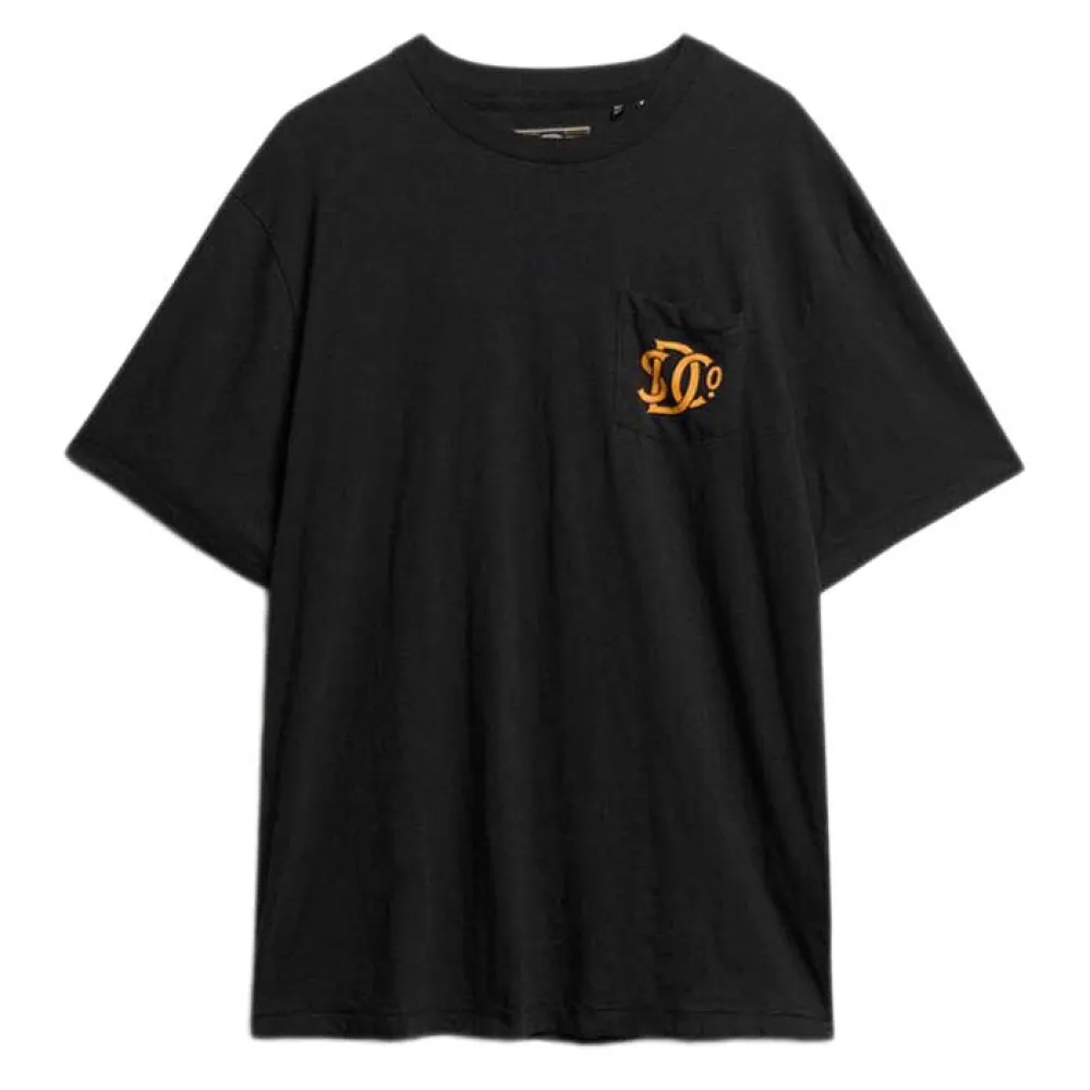 

Футболка с коротким рукавом Superdry Merchant Graphic, черный