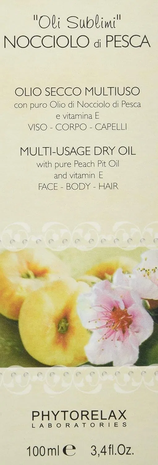 Сухое масло для лица, тела и волос с персиковой косточкой Phytorelax Phytorelax — фото 2