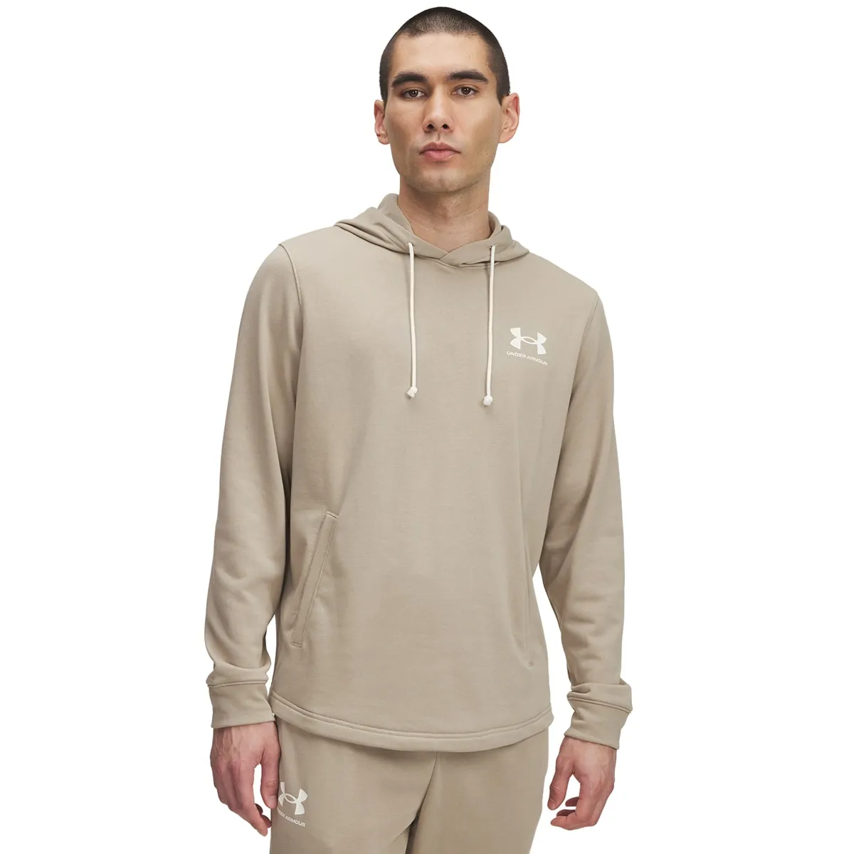

Мужская толстовка UA Rival Terry LC HD Under Armour, коричневый
