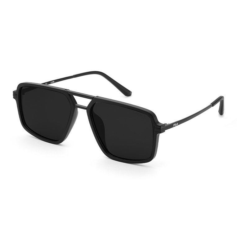 

FILA Солнцезащитные очки нестандартной формы Unisex, 568P Raven Black