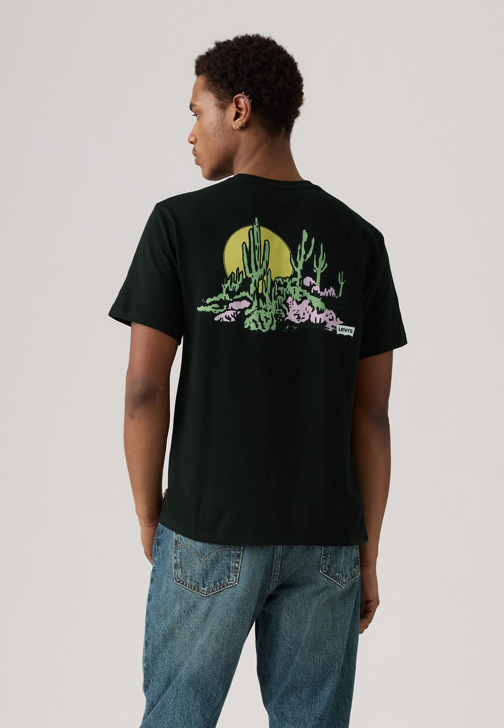 

Футболка с принтом RELAXED FIT TEE Levi's, черный