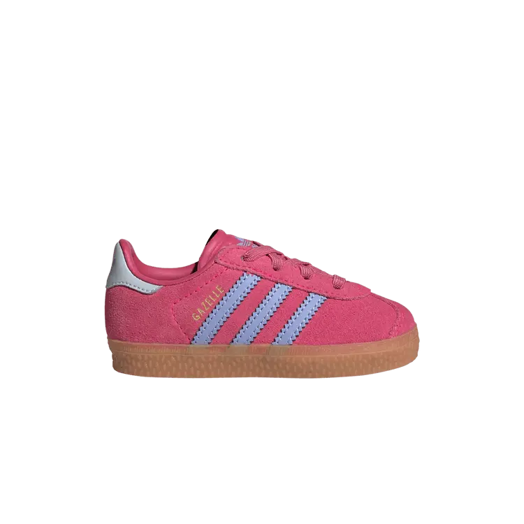 

Кроссовки Adidas Gazelle Comfort Closure EL I, Shock Pink Blue Spark
