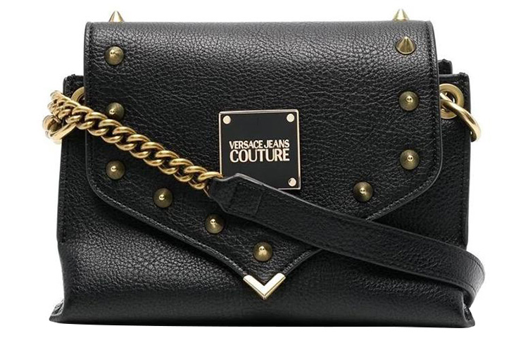 

VERSACE JEANS COUTURE Женская черная сумка через плечо