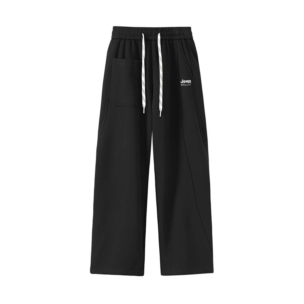 

Повседневные брюки Unisex Moderate Straight Fit Jeep, pure черный