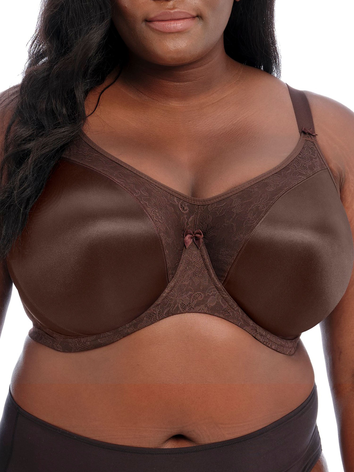 

Женский бюстгальтер Goddess Yvette Back Smoothing, цвет chocolate