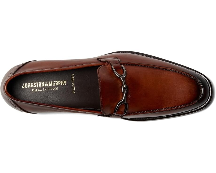 Оксфорды Johnston & Murphy Ellsworth Bit, цвет Brown Italian Calfskin — фото 2