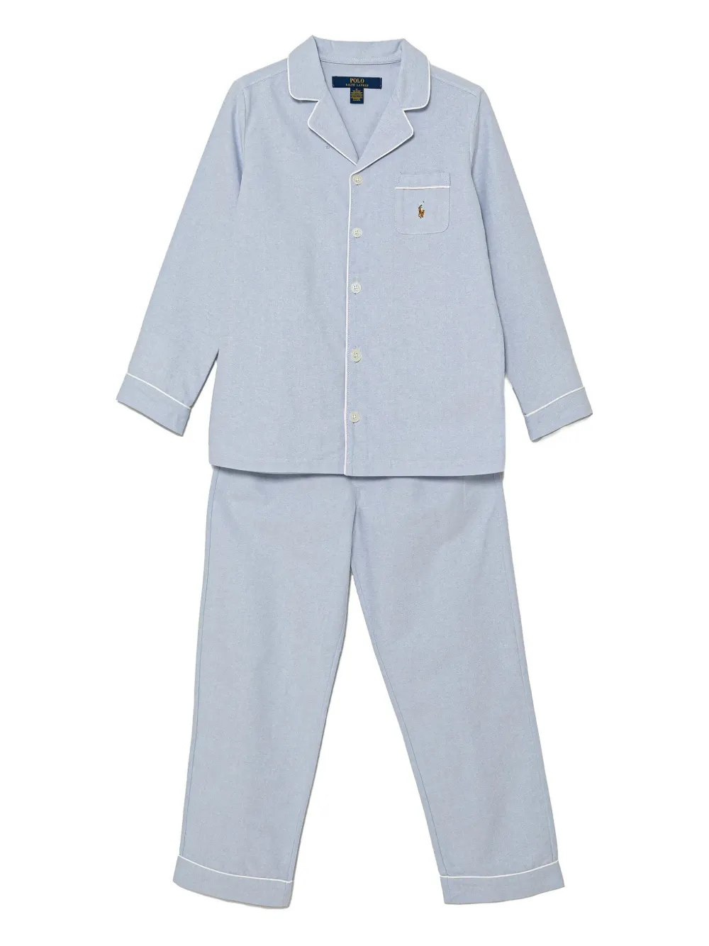 

Пижама с вышитым логотипом POLO RALPH LAUREN KIDS, синий