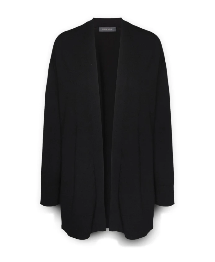 

Длинный кардиган с открытой передней частью Elena Mirã², черный