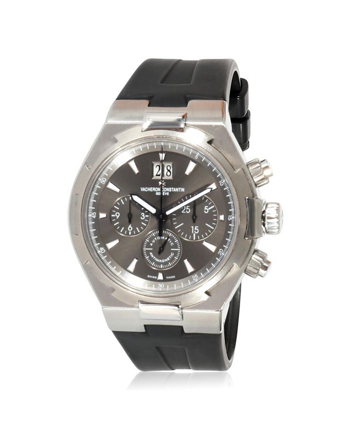 

Часы Overseas из нержавеющей стали 45,60 мм Pre-Owned Vacheron Constantin, черный