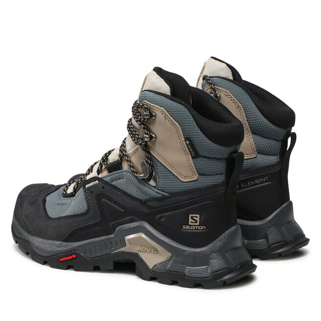 Ботинки женские Salomon Quest Element Gtx походные, серый/бежевый — фото 3