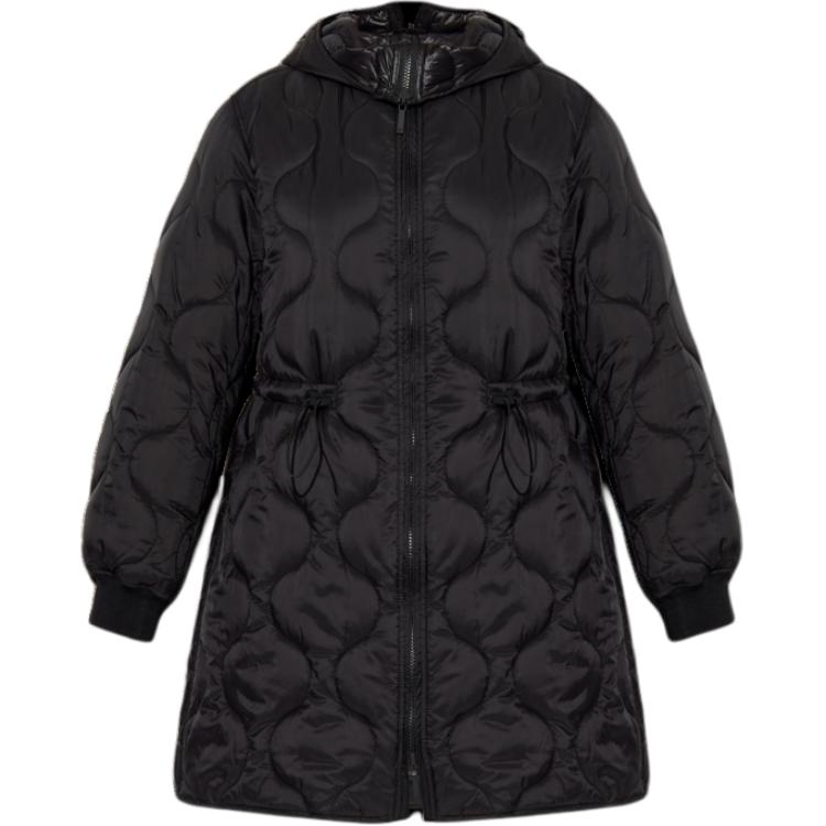 Водоотталкивающая куртка с реверсивной стёжкой из переработанного нейлона EMPORIO ARMANI, черный — фото 2