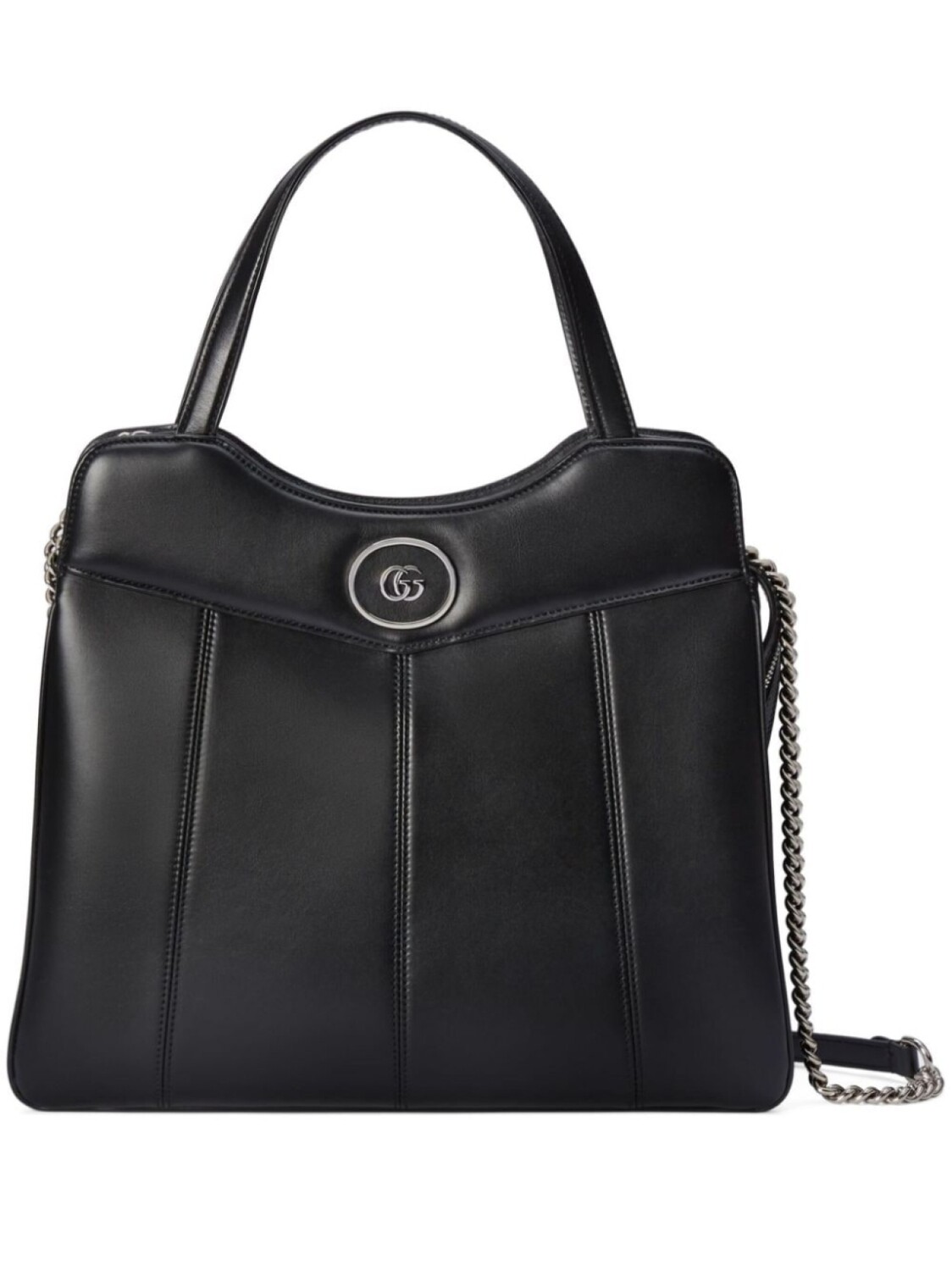 

Сумка-тоут Gucci Petite GG среднего размера, черный