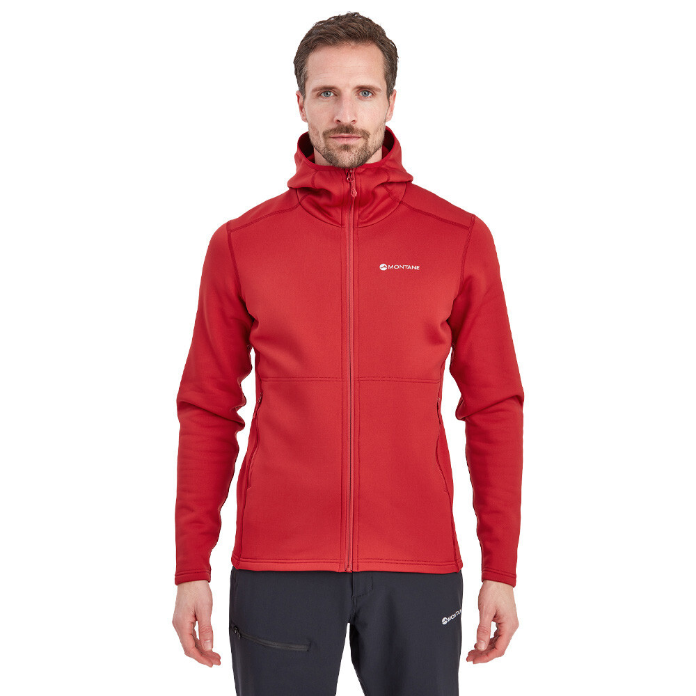 

Куртка Montane Fury Hooded Fleece, красный