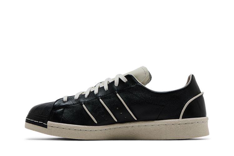 Кроссовки Y-3 Superstar 'Black Talc', черный — фото 3