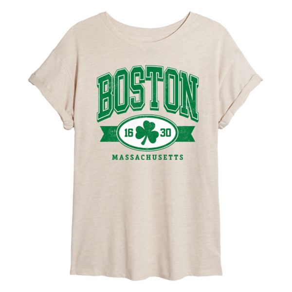 

Оверсайз футболка Boston Clover для подростков Licensed Character, бежевый