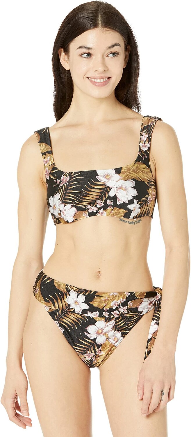 

Верх бикини Rip Curl Playabella Square Neck, черный