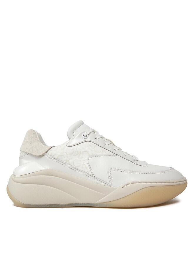 

Кроссовки Wedge Lace Up Epi Mono Calvin Klein, белый