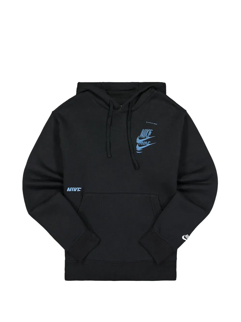 Флисовая толстовка с капюшоном Nike, черный