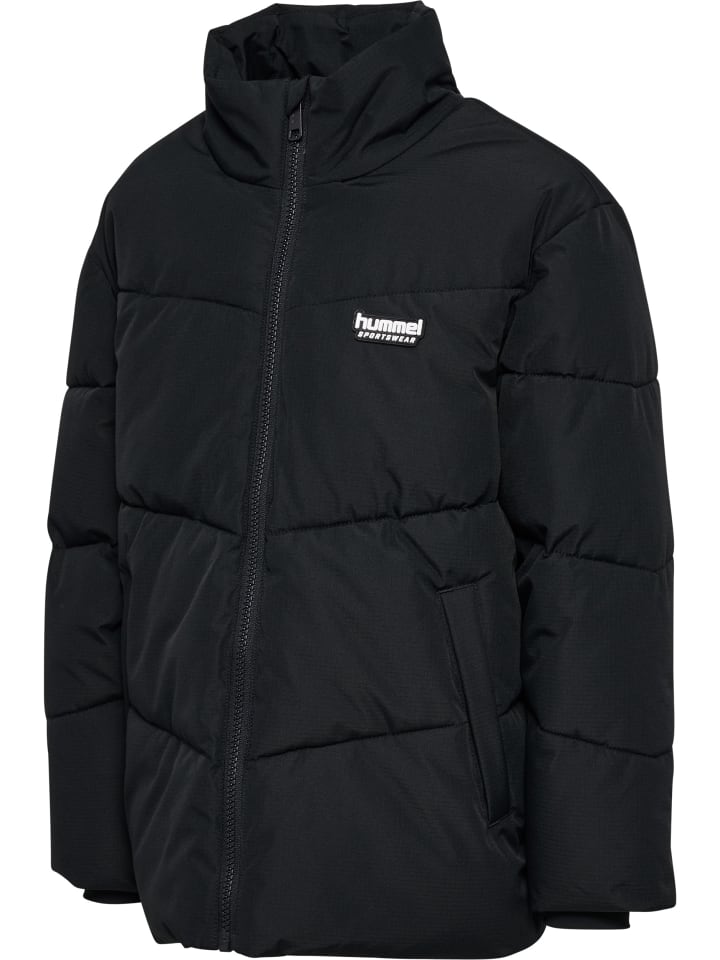 Детская куртка Hummel Zip Jacket Hmljr Puffer Kids в черном цвете Hummel — фото 4