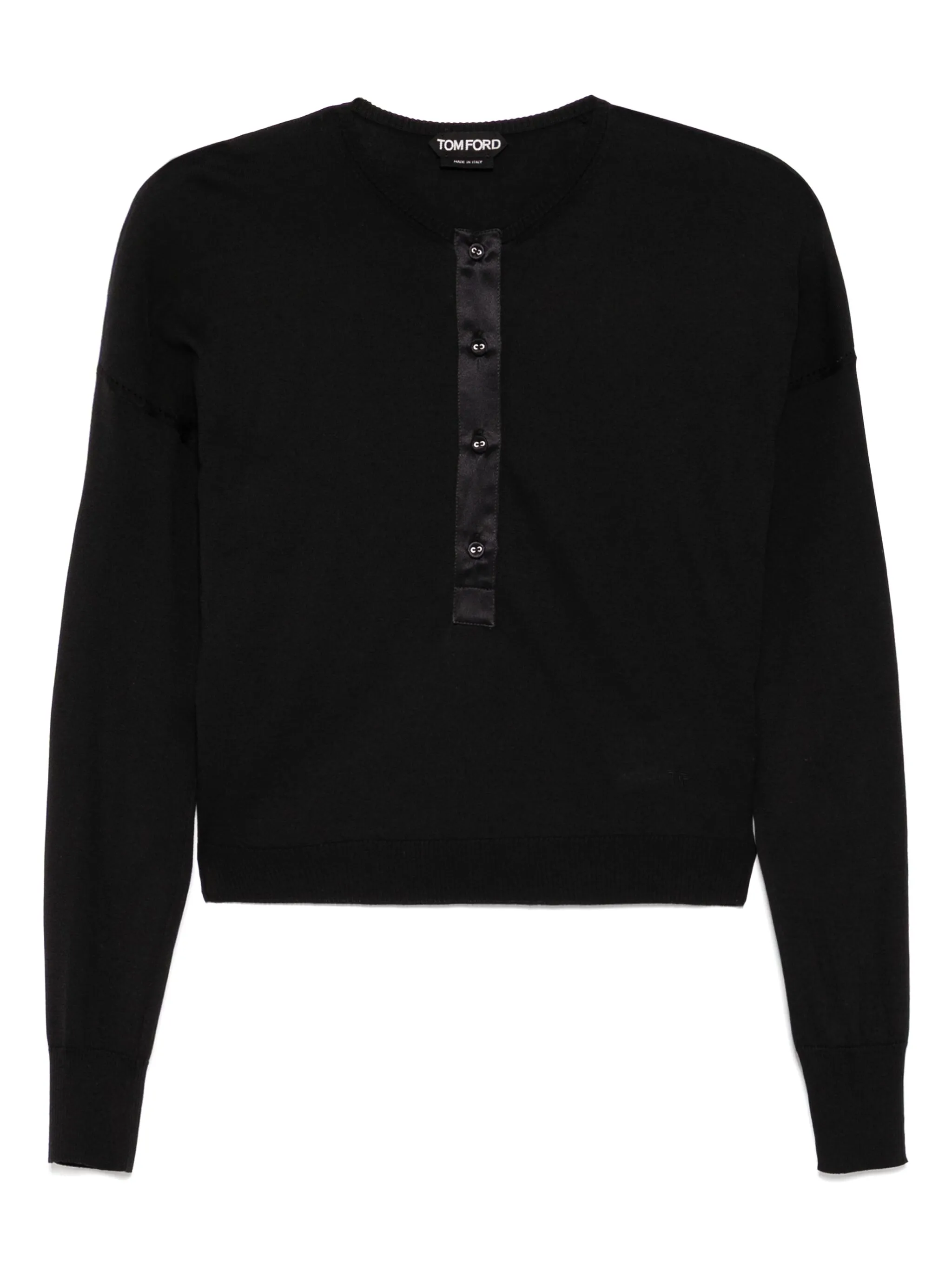 

Топ с приспущенными плечами Tom Ford, черный