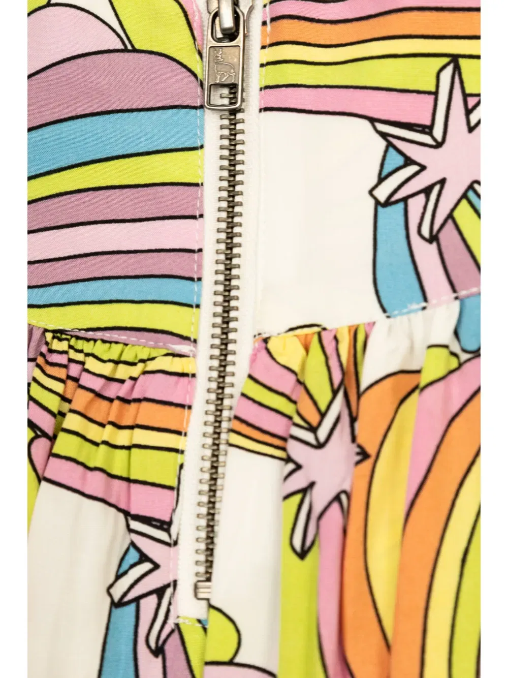 Юбка с узором Stella Mccartney Kids, желтый — фото 4
