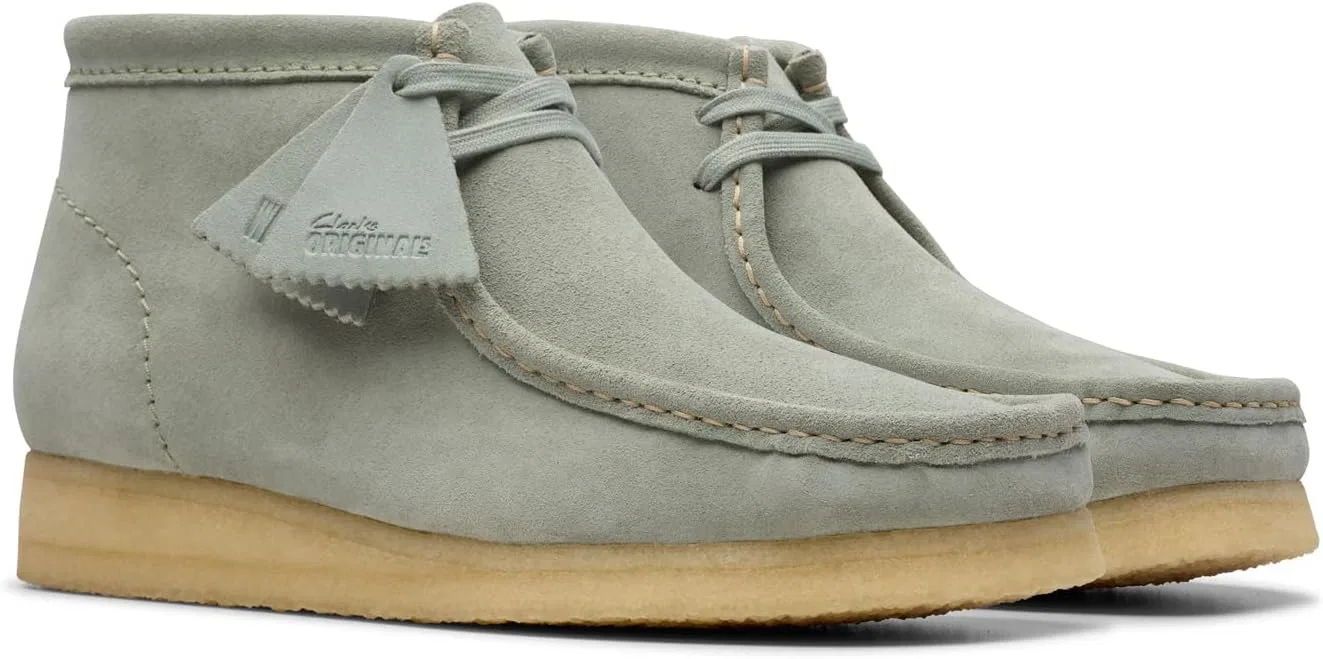 Мужские ботинки Clarks Wallabee Boot Chukka, Sage Suede — фото 4