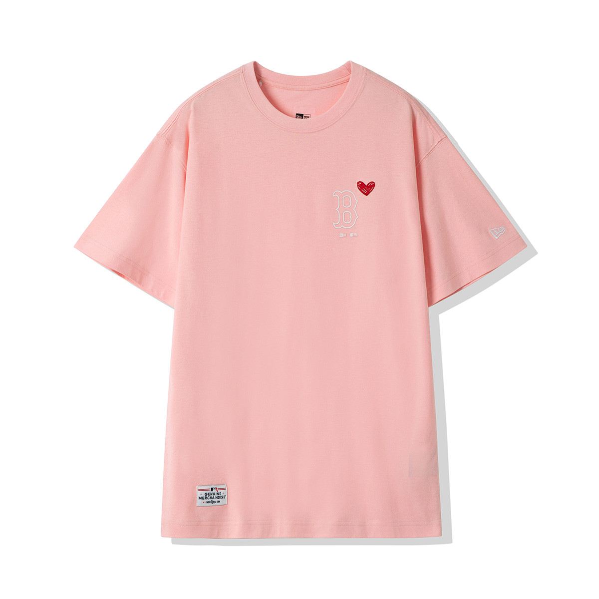 

New Era Футболка унисекс розовая, Розовый, New Era Футболка унисекс розовая