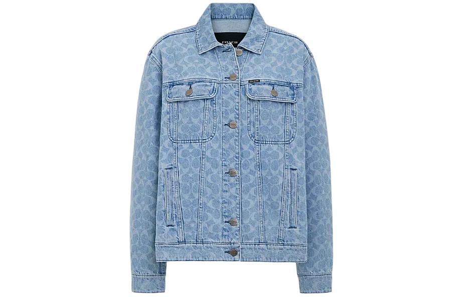

SS24 Куртка женская Светлые Цвета COACH, Light Washed