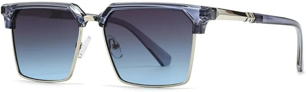 

Солнцезащитные очки для мужчин и женщин - защита UV400 - полуободковые линзы с градиентным покрытием для занятий спортом на открытом воздухе и вождения LXLHWN, Tyj309-6