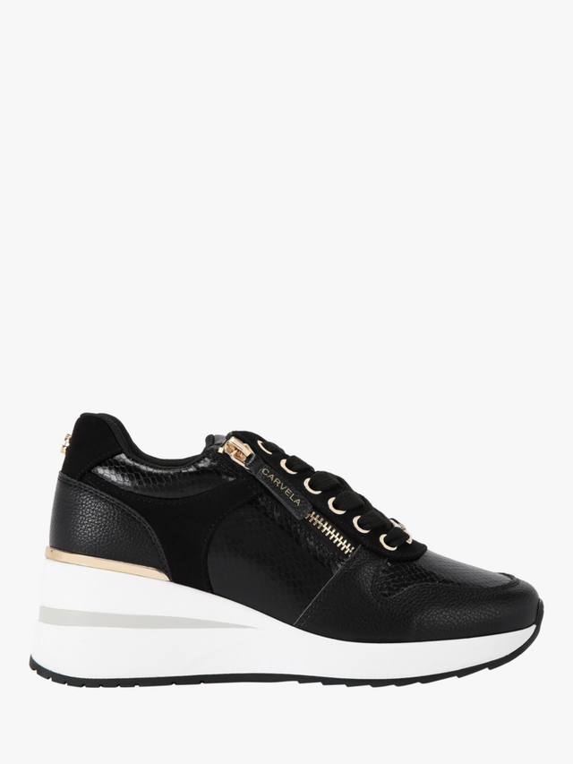 Рельефные кроссовки с высокой посадкой Carvela, черный