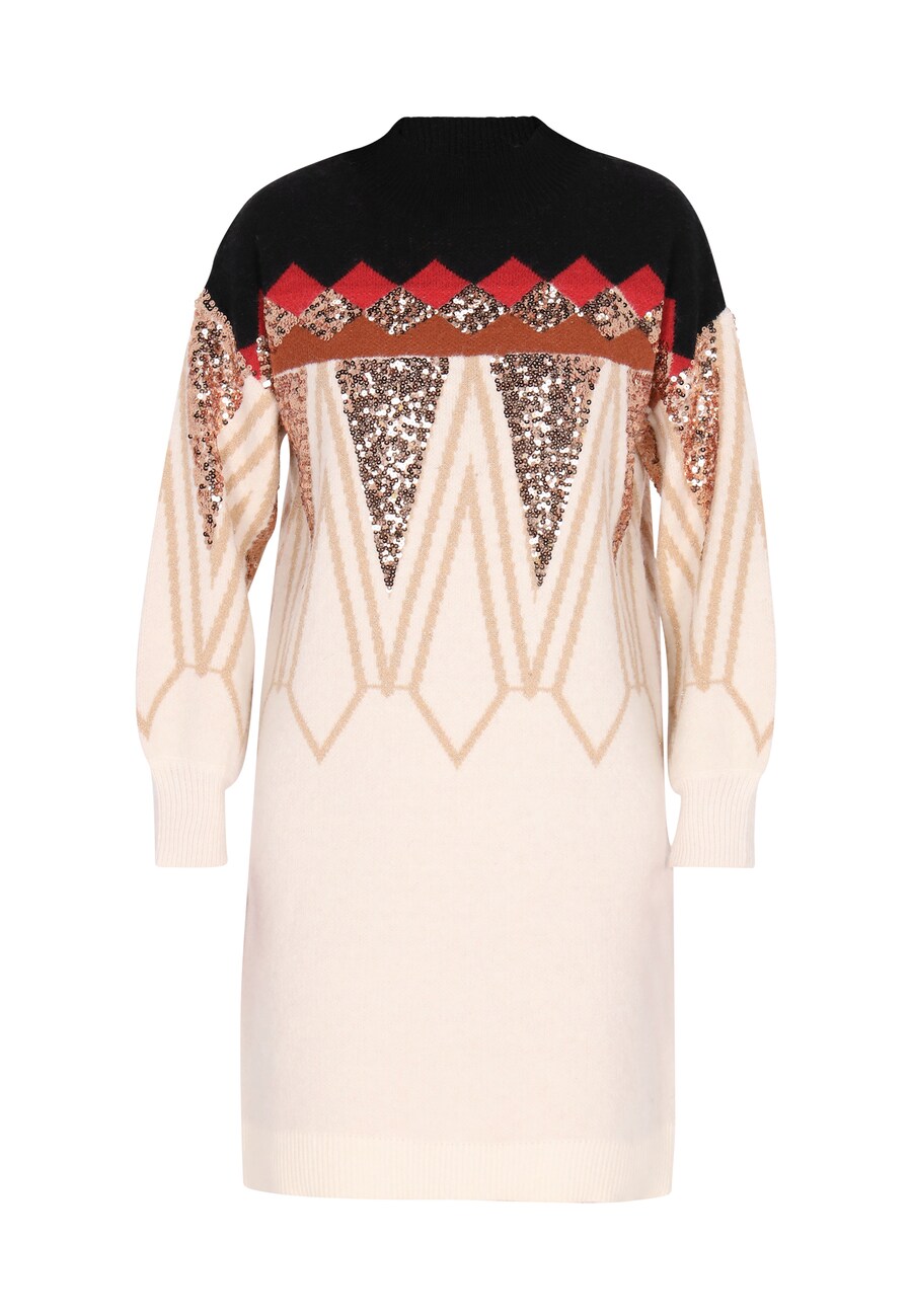 

Вязаное платье IZIA Knitted dress, бежевый