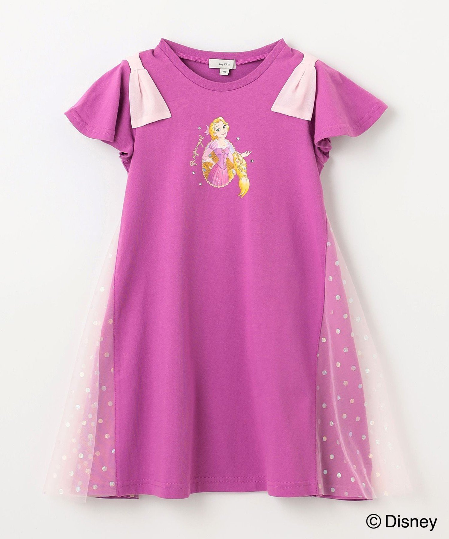 Платье, сшитое из лоскутков ANY KIDS, Lavender (Rapunzel) [082] — фото 2