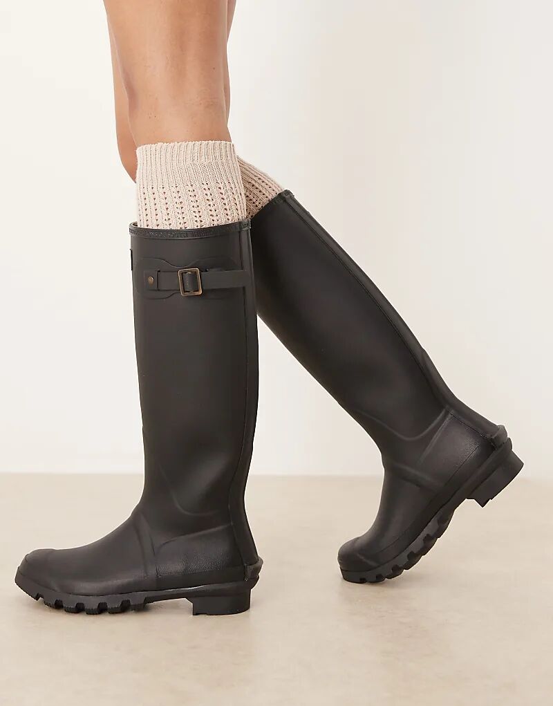 Barbour Bede высокие резиновые сапоги в черном цвете
