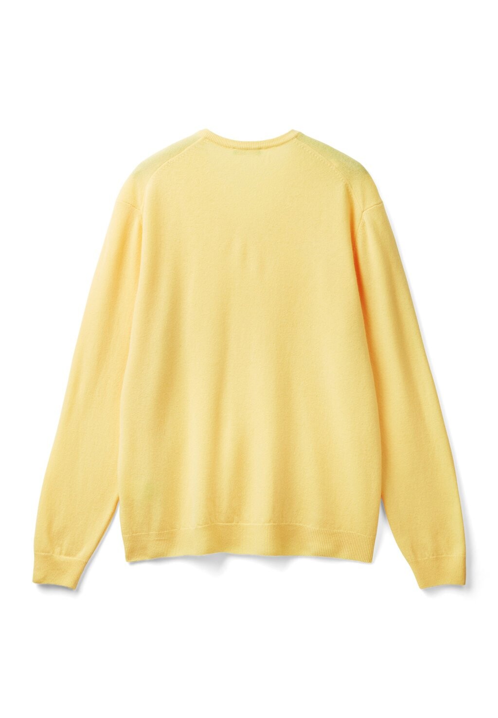

Джемпер V-NECK United Colors of Benetton, желтый