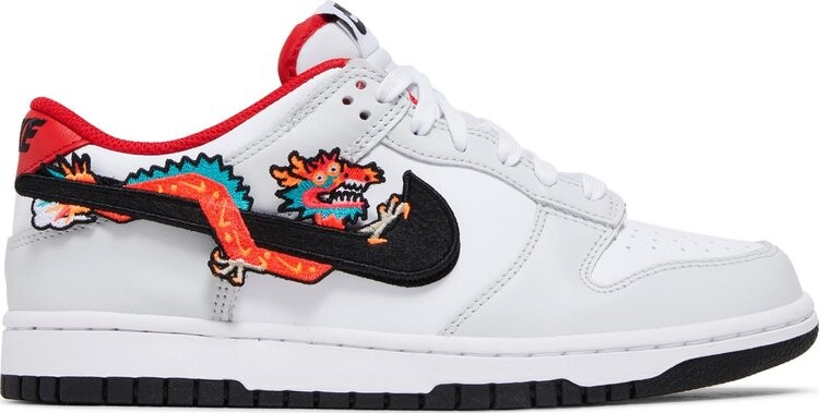 

Кроссовки Dunk Low GS 'Year of the Dragon', серый