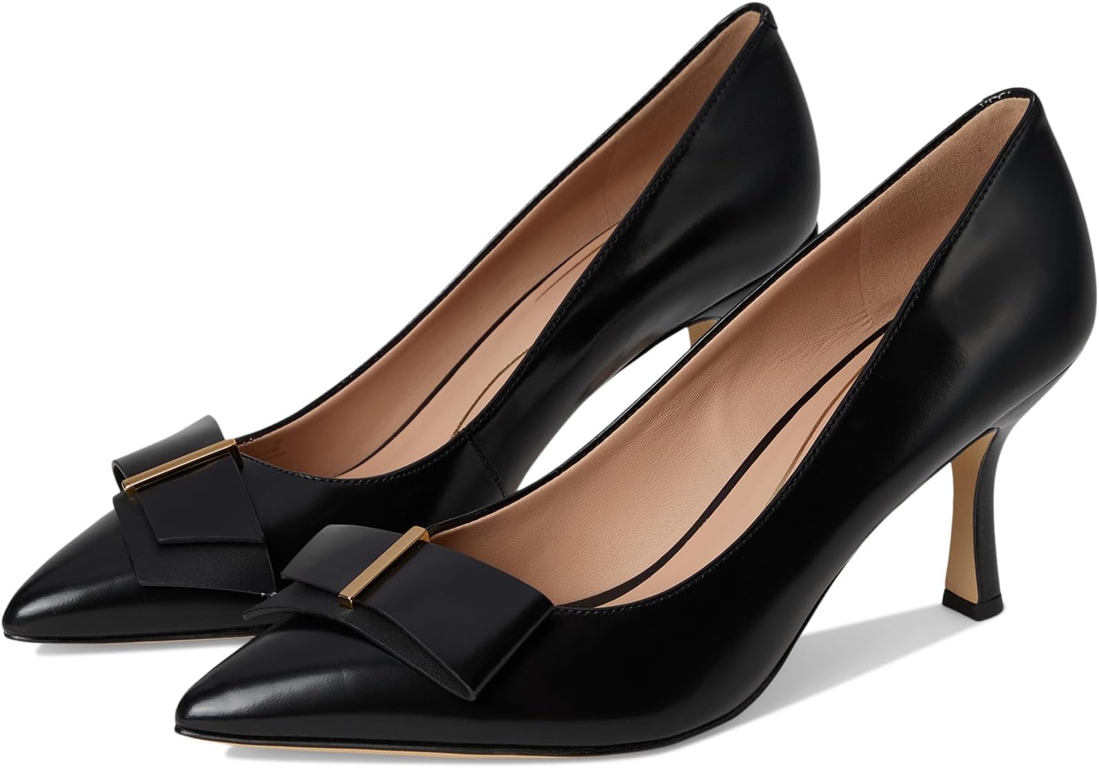 Туфли Cole Haan Women's Felicia Bow Pumps, Black Box Leather