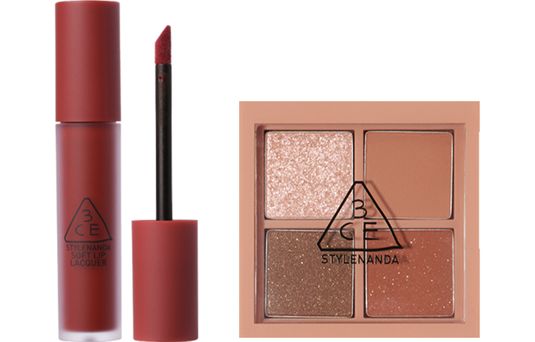 

Тени для век жидкая помада наборы косметики матовый корректор тона кожи 3CE