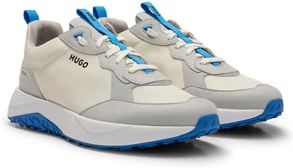 Мужские кроссовки HUGO Kane_runn_nylg для бега, Open White 124