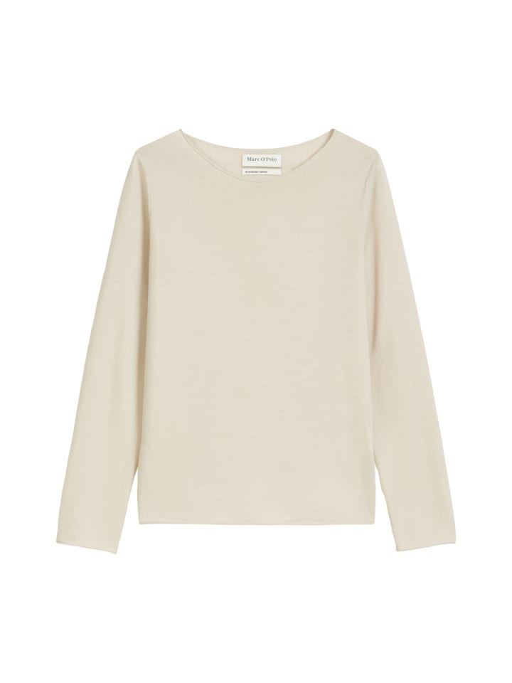 

Тонкий вязаный свитер цвета натурального камня Marc O'Polo