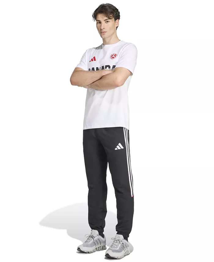 Мужская футболка Canada с круглым вырезом Adidas, белый — фото 2