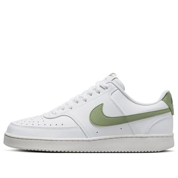 

Кроссовки court vision low next nature 'white oil green' Nike, белый