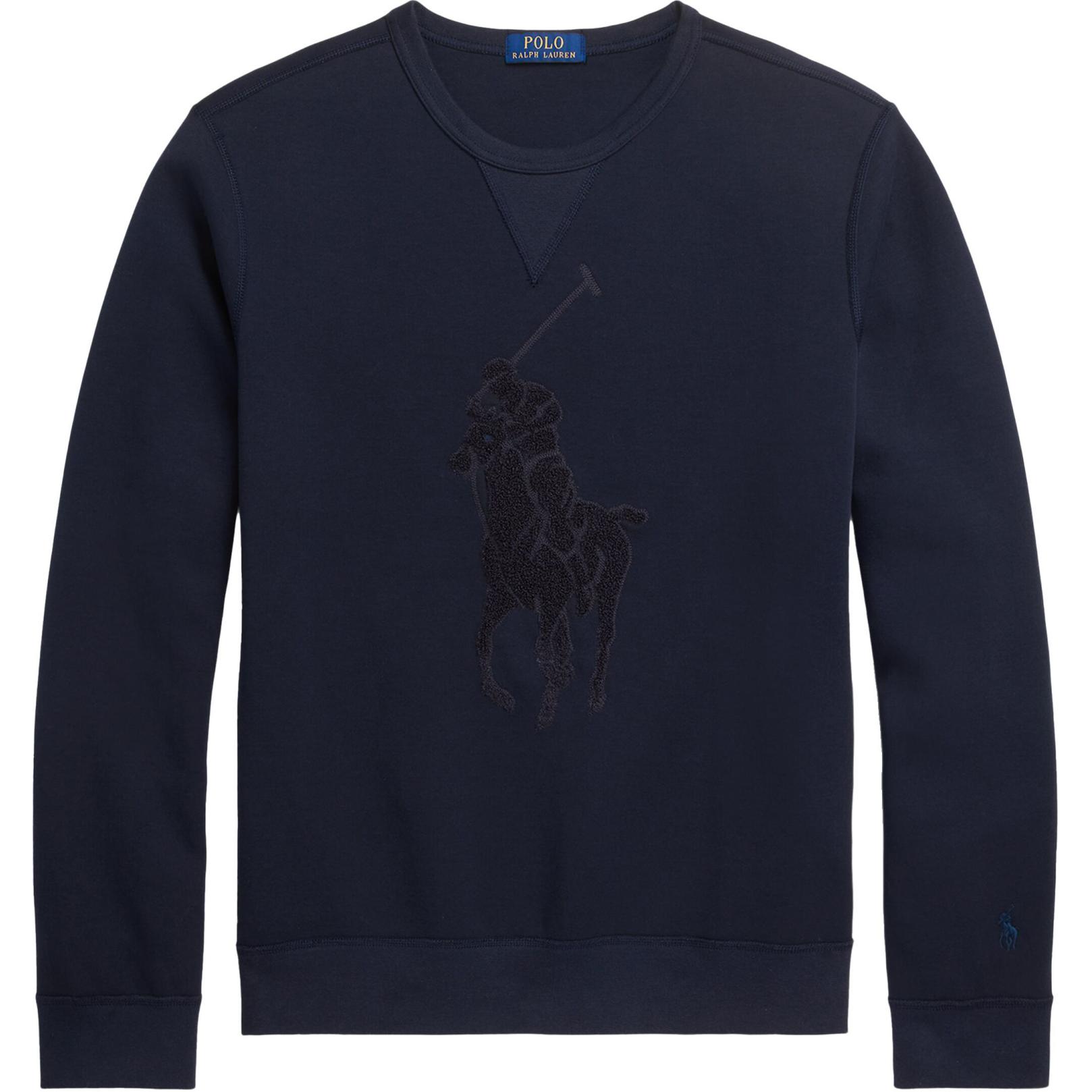 Свитер мужской Navy Polo Ralph Lauren, морской синий — фото 2