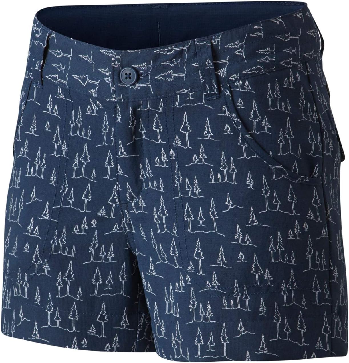 Шорты Columbia Girls Silver Ridge Printed, Carbon Trees Print