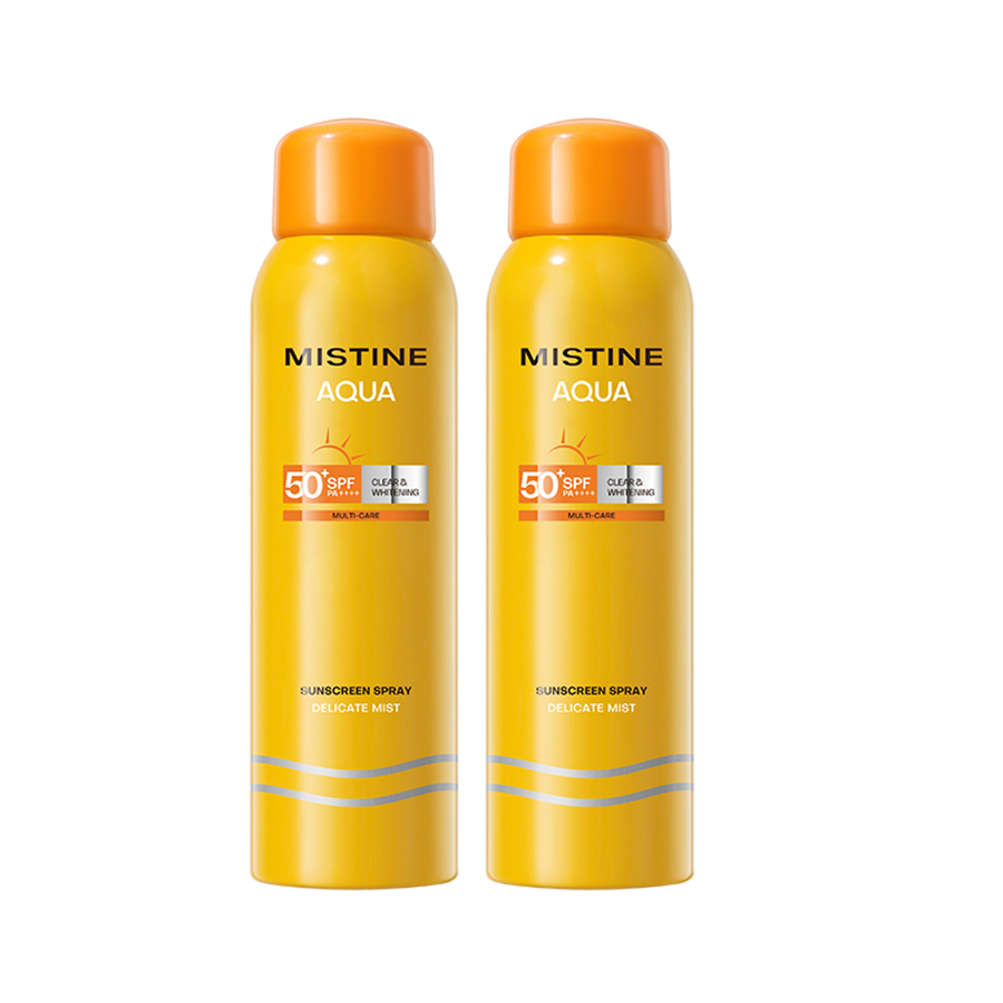 Miss Squirt спрей для защиты от солнца освежающий waterproof и sweatproof успокаивающий SPF50+PA+++ 100ml Mistine — фото 4