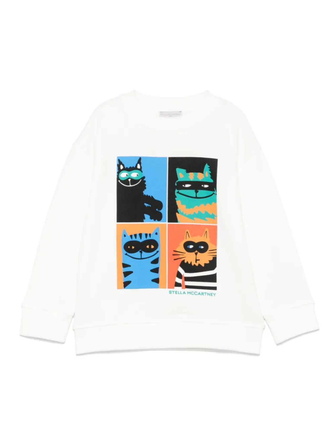

Stella McCartney Kids толстовка с принтом, белый