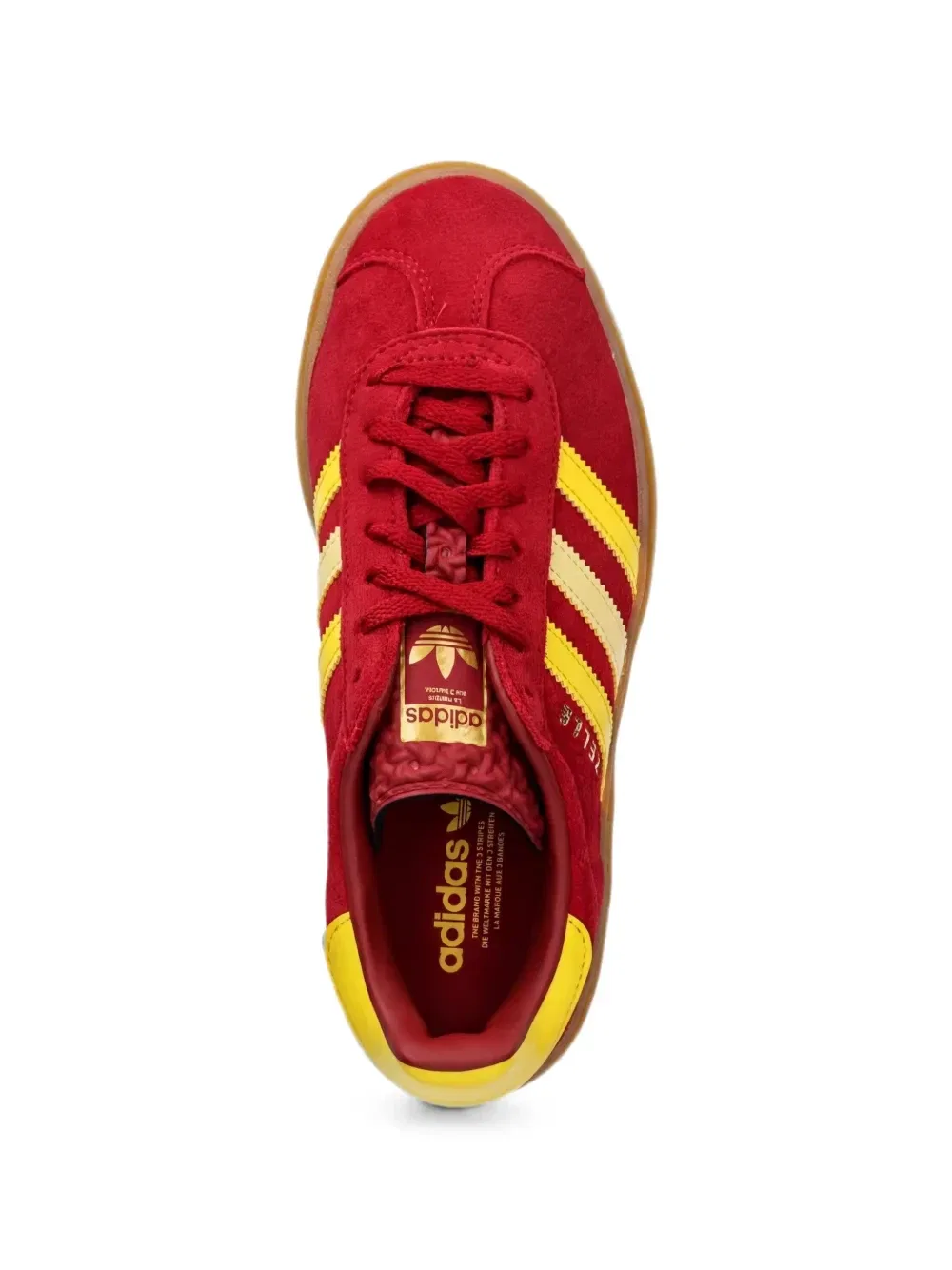 Кроссовки Gazelle Bold Adidas Kids, красный — фото 4
