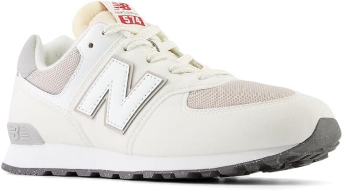 Кроссовки New Balance Kids' 574 V1 на шнуровке, белый — фото 4