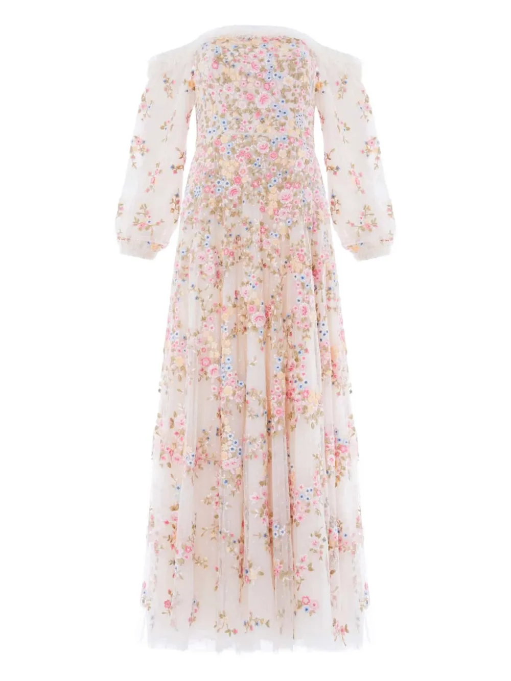 

Вечернее платье Lunaria Needle & Thread, нейтральный